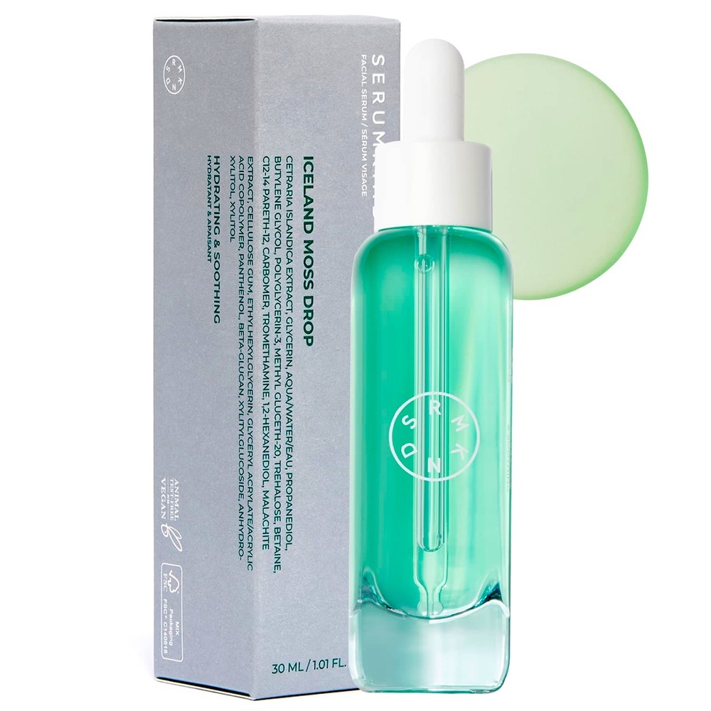 SERUMKIND Iceland Moss Drop Hydrating and Soothing to Sensitive Skin, Full size